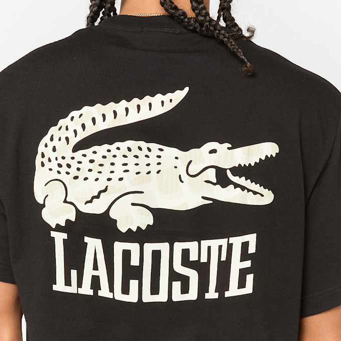 Lacoste T-Shirt Backprint negro 95262 3