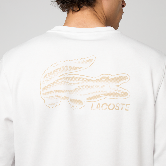 Lacoste Track-Jacke Paris aus Jacquard mit Reißverschluss weiß 95271 4