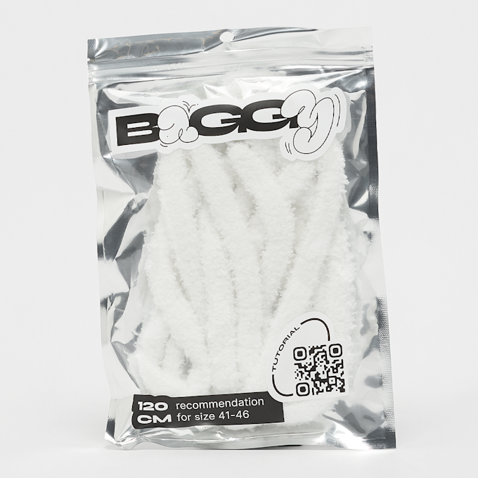 BAGGY Fat Fuzzy Laces 120cm bijela 95482 1
