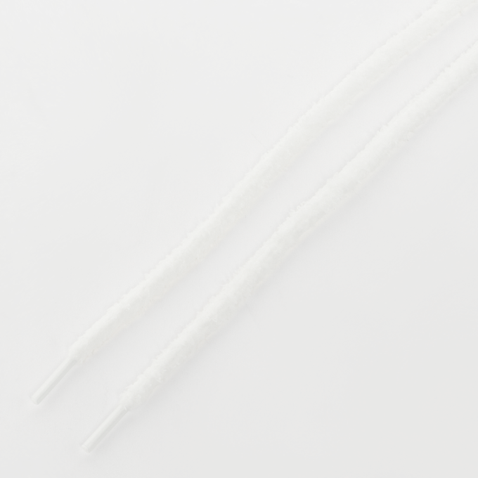 BAGGY Round Fuzzy Laces 100cm branco 95486 2