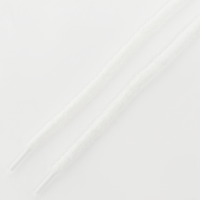 BAGGY Round Fuzzy Laces 120cm branco 95484 2