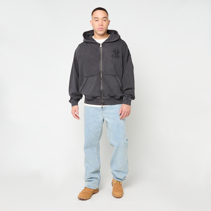 New Era MLB Washed Fullzip Hoodie New York Yankees crna 95545 5