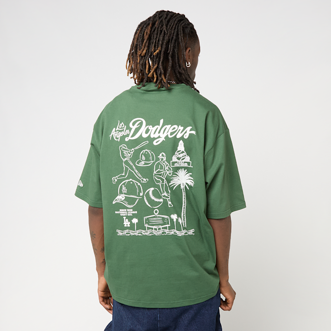New Era MLB Baseball Graphic Os Tee Los Angeles Dodgers Cig zelena 95609 1