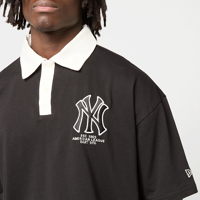 New Era Oversized Polo New York Yankees czarny 95552 3