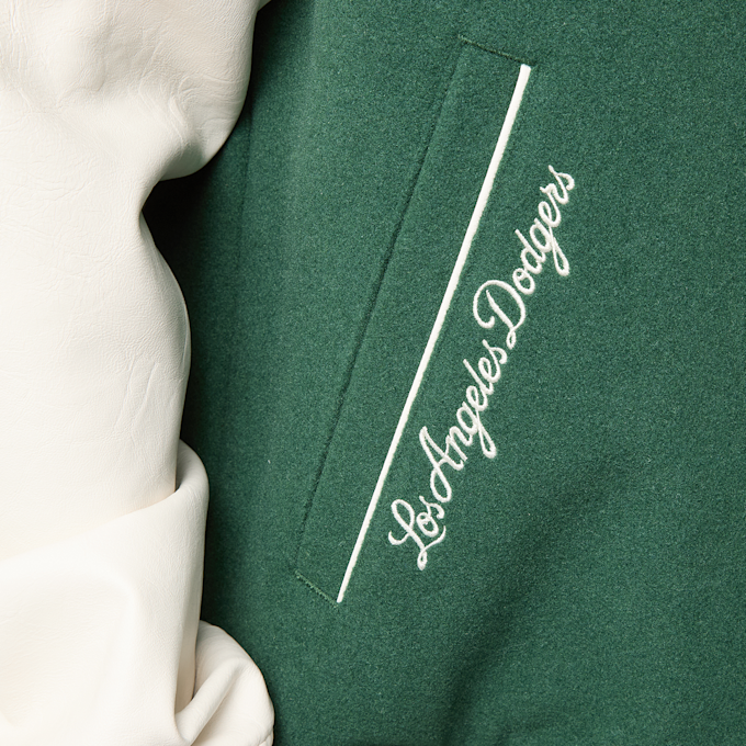 New Era MLB Varsity Jacket Los Angeles Dodgers groen 95559 6