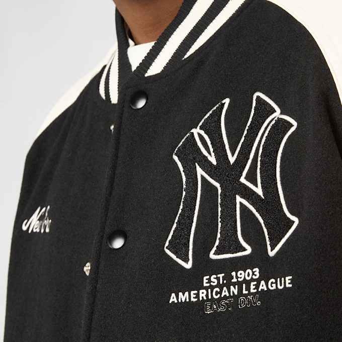 New Era MLB Varsity Jacket Los Angeles Dodgers negro 95562 3
