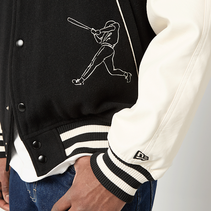 New Era MLB Varsity Jacket Los Angeles Dodgers czarny 95562 5