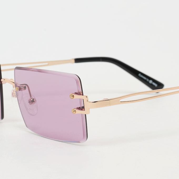 Karl Kani Frameless Sunglasses rosa 95707 3