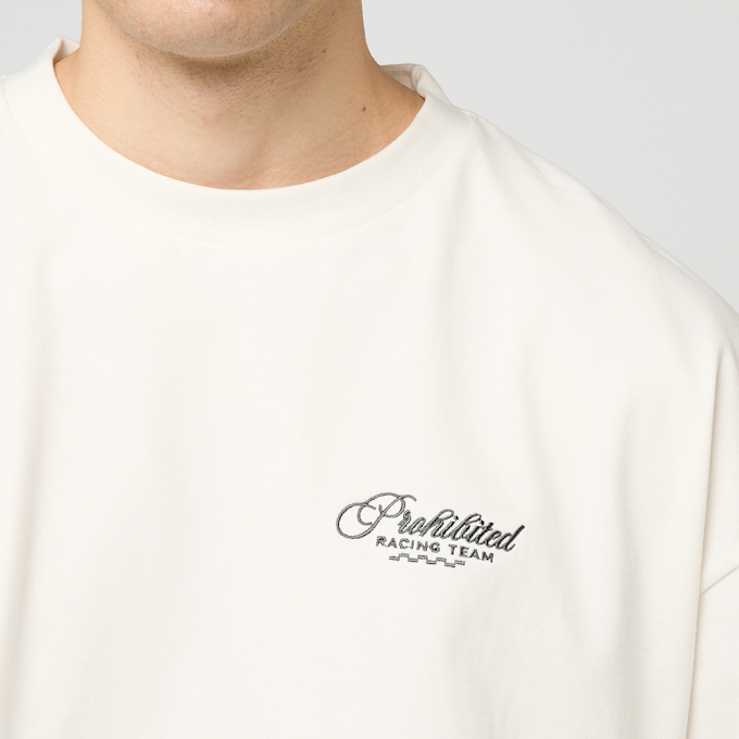 Prohibited Oldtimer Race Tee blanc 95818 3