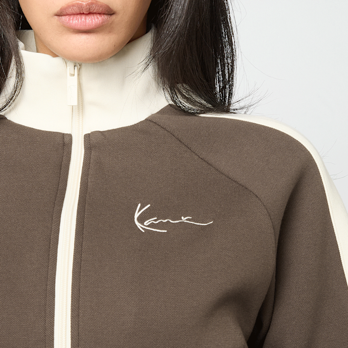 Karl Kani Signature Sidestripe Trackjacket brun 95876 3