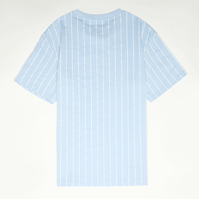 Karl Kani Small Signature Essential Pinstripe Tee Junior blau 96097 2
