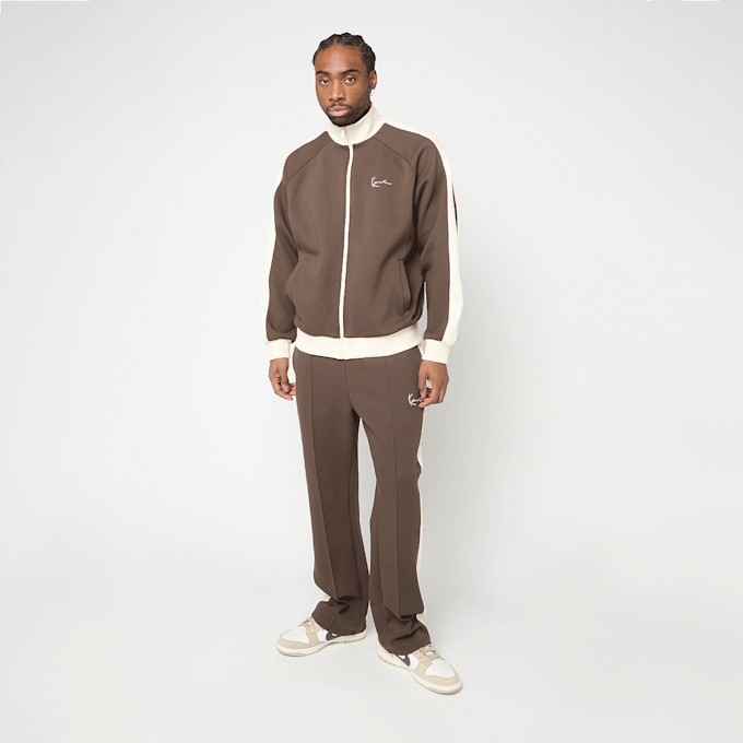 Karl Kani Signature Sidestripe Pique Trackjacket castanho 96086 4