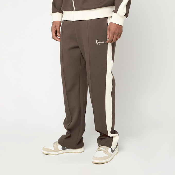 Karl Kani Signature Sidestripe Pique Trackpants castanho 96096 1