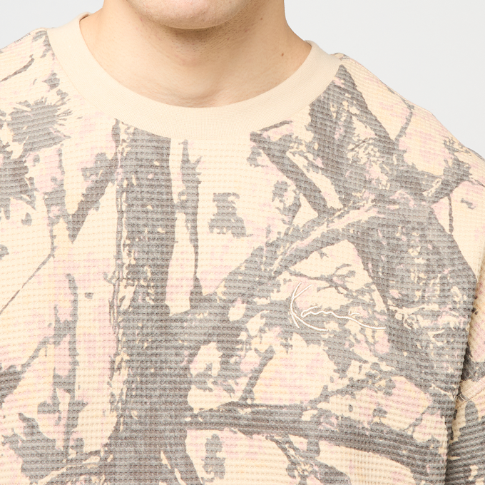 Karl Kani Signature Wood Camo Waffle Longsleeve multicolore 96069 3