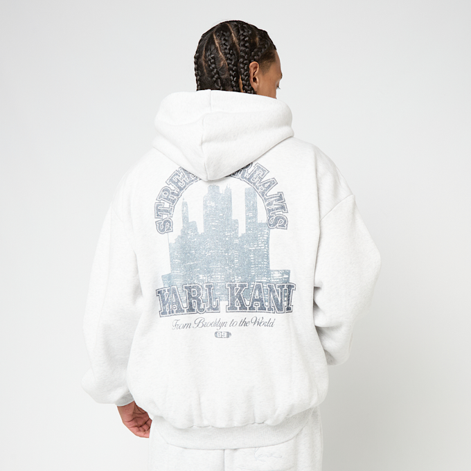Karl Kani Signature Oversized Zip Hoodie gris 96135 1