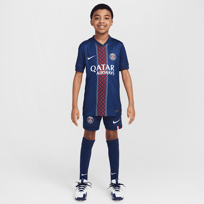 Nike Doué / No. 14 / PSG Nike Kids Home Stadium 2025/26 azul 96058 9