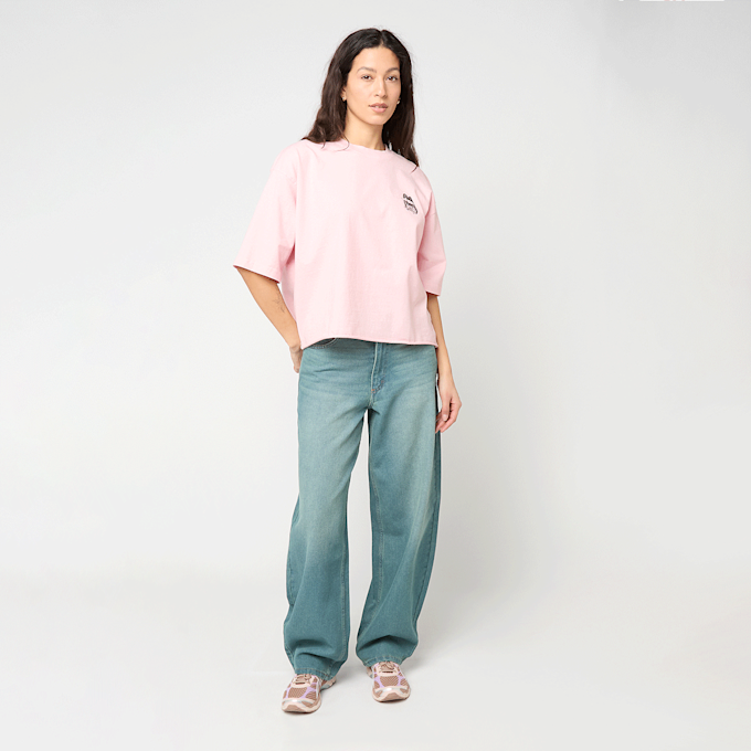 Felicious Cropped destroyed Tee rosa 96235 5