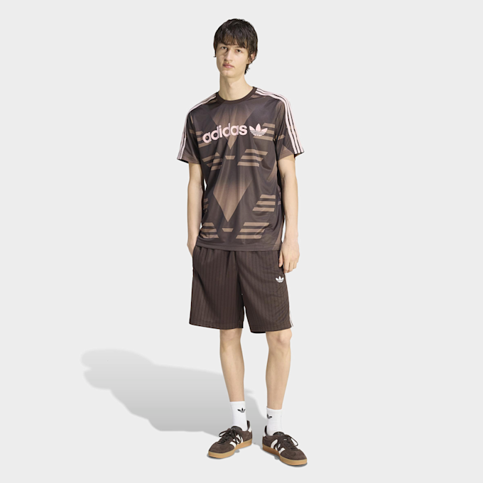 adidas Originals Firebird Engineered Stripes Shorts marrone 96247 5
