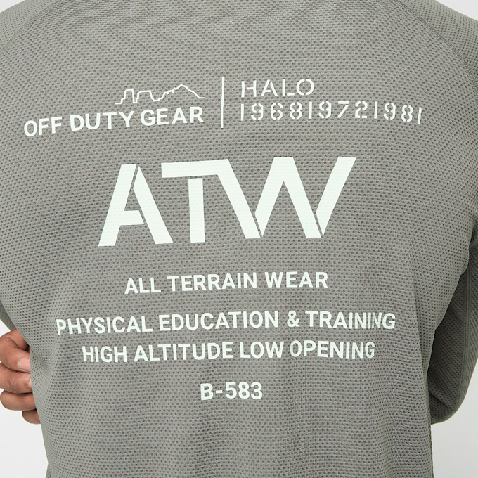 HALO Sorona Half Zip siva 96258 4