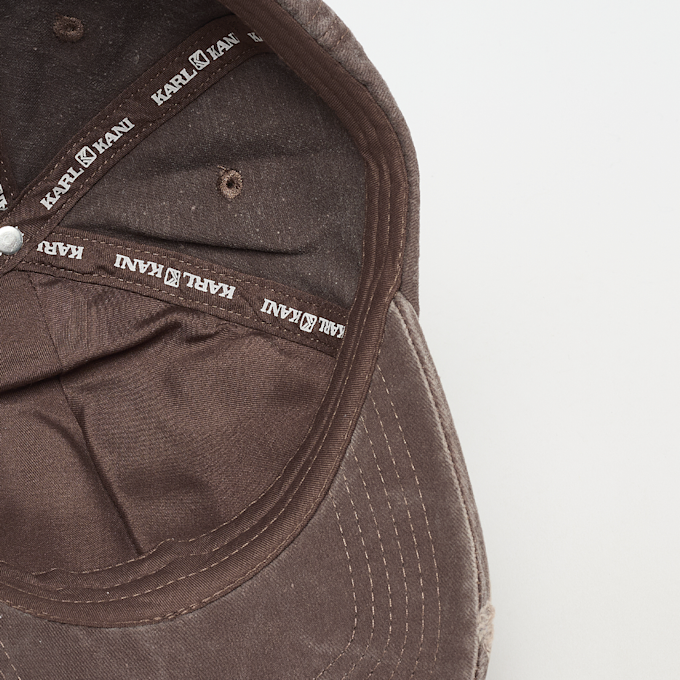 Karl Kani Heritage Distressed Twill Baseball Cap marrón 96331 3