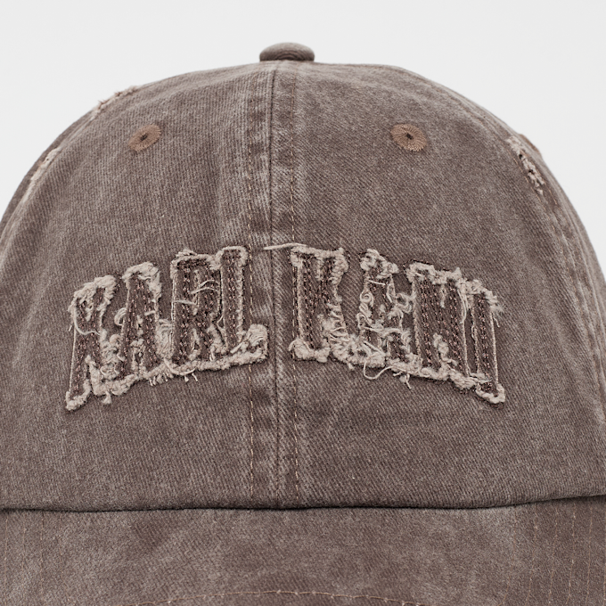 Karl Kani Heritage Distressed Twill Baseball Cap bruin 96331 4