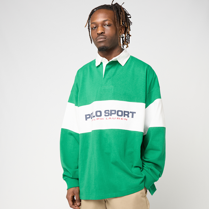 Polo Ralph Lauren Knit-Rugby-Pullover grün 96336 1