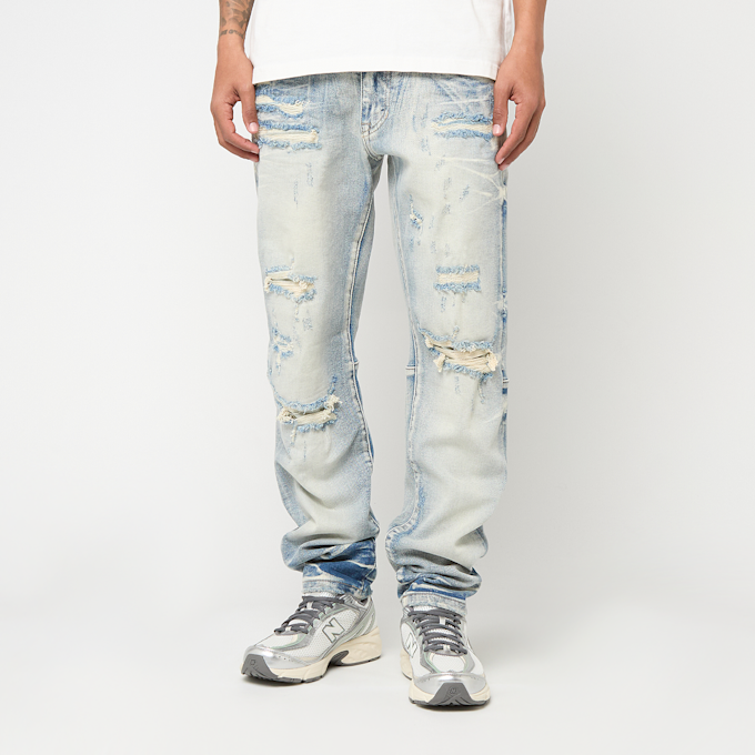 Smoke Rise Grunge Wash Effect Jeans azul 96479 1