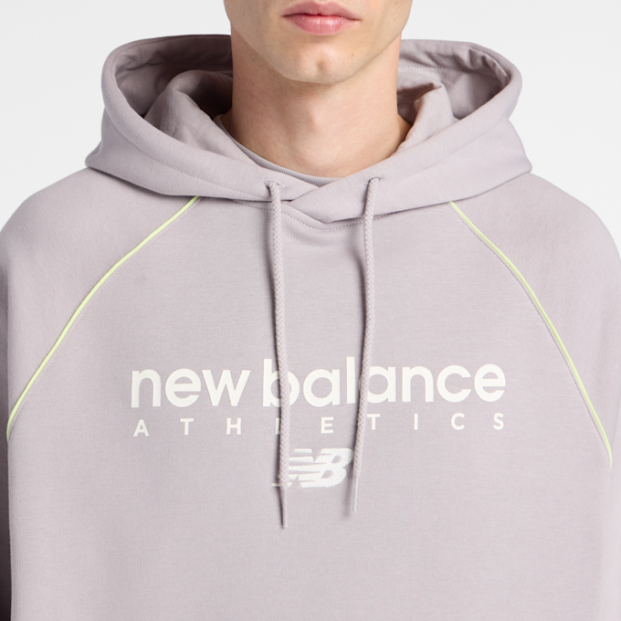 New Balance Trackside Fleece Hoodie grijs 96457 3