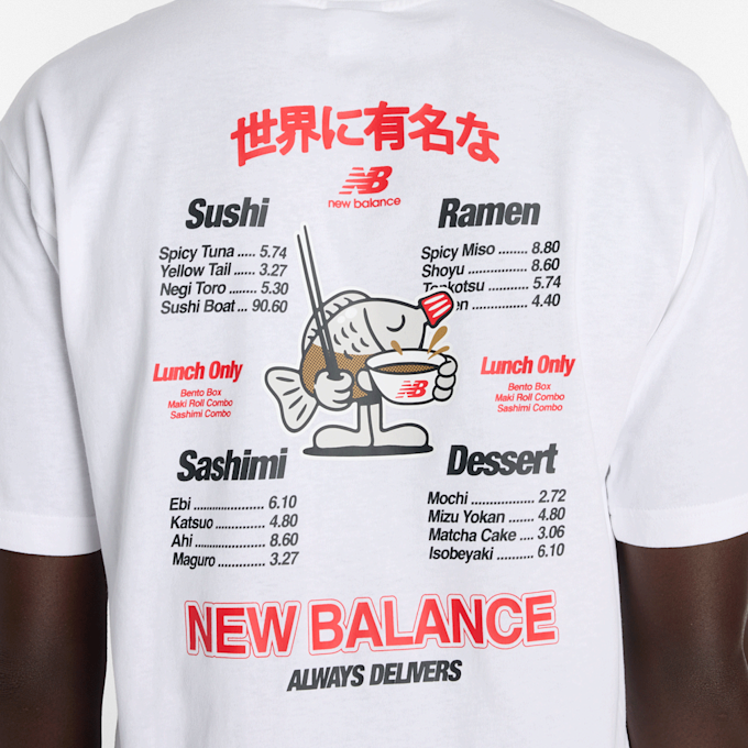 New Balance Ramen T-Shirt blanco 96460 3