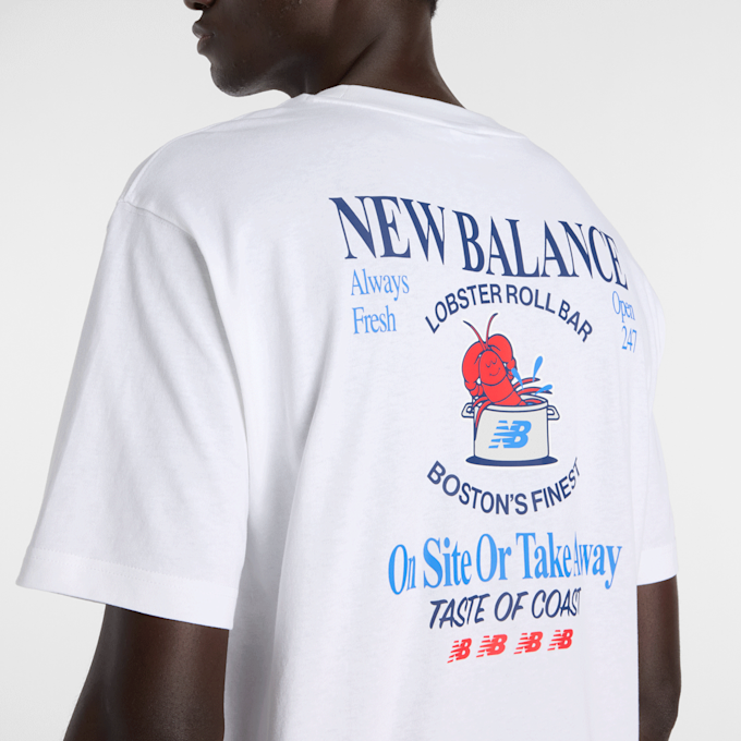 New Balance Lobster Roll T-Shirt branco 96463 3