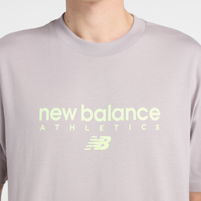 New Balance Trackside T-Shirt grijs 96461 3