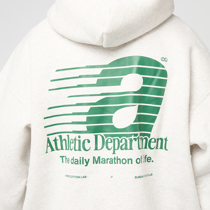 Another Cotton Lab Athletic Department Hoodie grau 96546 5
