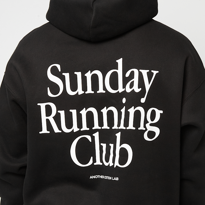 Another Cotton Lab Sunday Running Club Oversized Hoodie czarny 96554 4