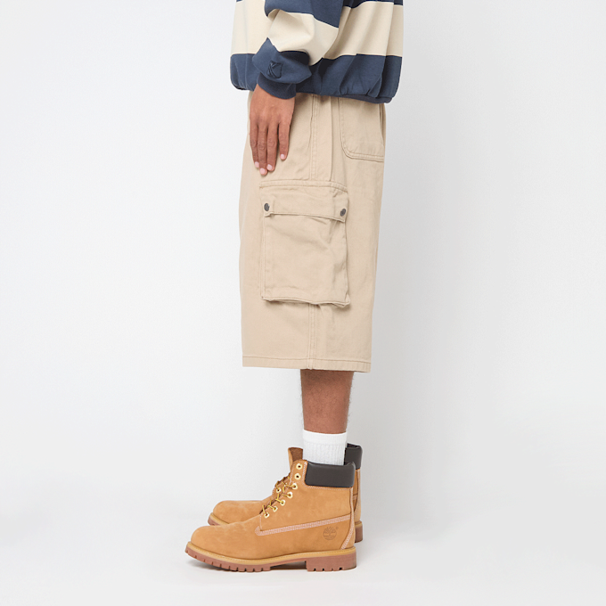 Urban Classics Washed Workwear Cargo Shorts beż 96585 3