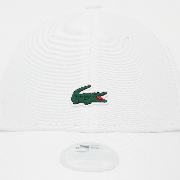 Lacoste FEMALE 9FORTY Lacoste x New Era Plain Cotton Cap blanco 96635 4