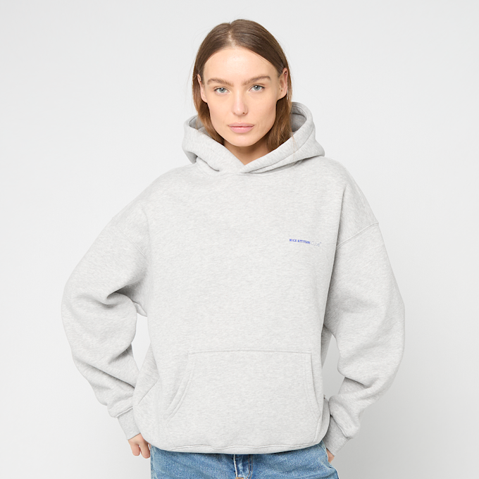 Another Cotton Lab Nice Attitude Club Oversized Hoodie siva 96721 2