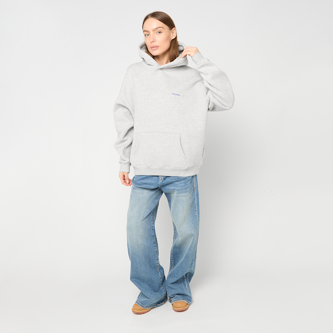 Another Cotton Lab Nice Attitude Club Oversized Hoodie siva 96721 5