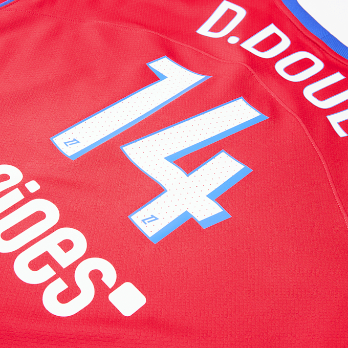 Nike D. Doué / No. 14 / PSG Nike Third Stadium 2025/26 rood 96700 3