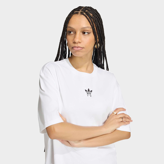 adidas Originals Graphic Trefoil Tee bianco 96860 3