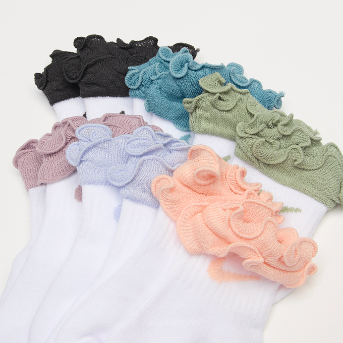 Nike   6 PACK - Infant/Toddler Ruffle Socks multicolorido 96876 2