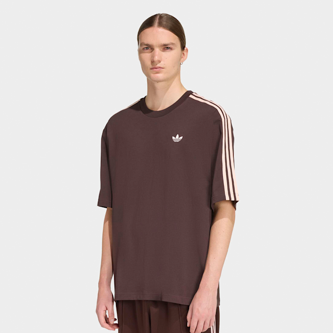 adidas Originals Adicolor 3-Stripes Oversized Tee braun 96881 1