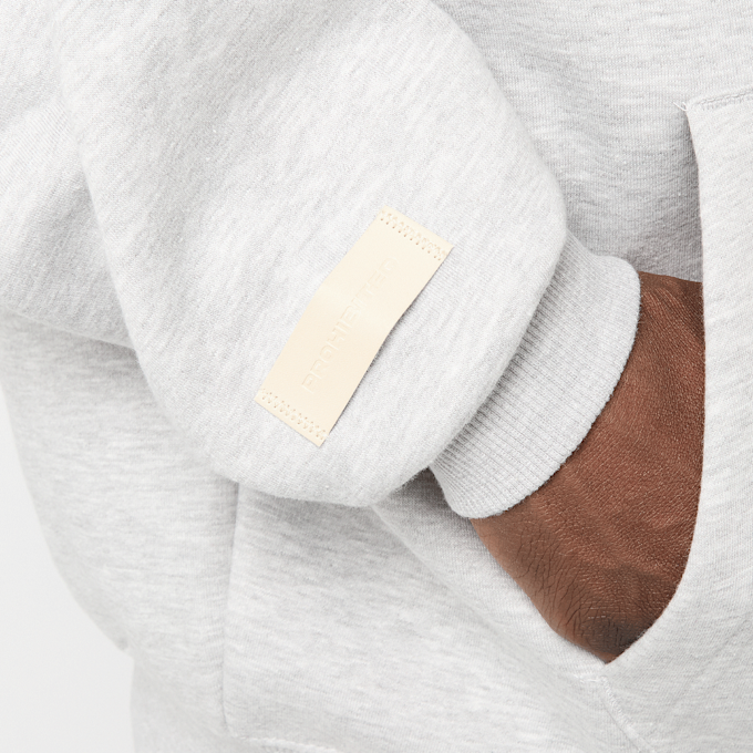 Prohibited Legacy Hoodie Grey Melange lichtroze 96979 4