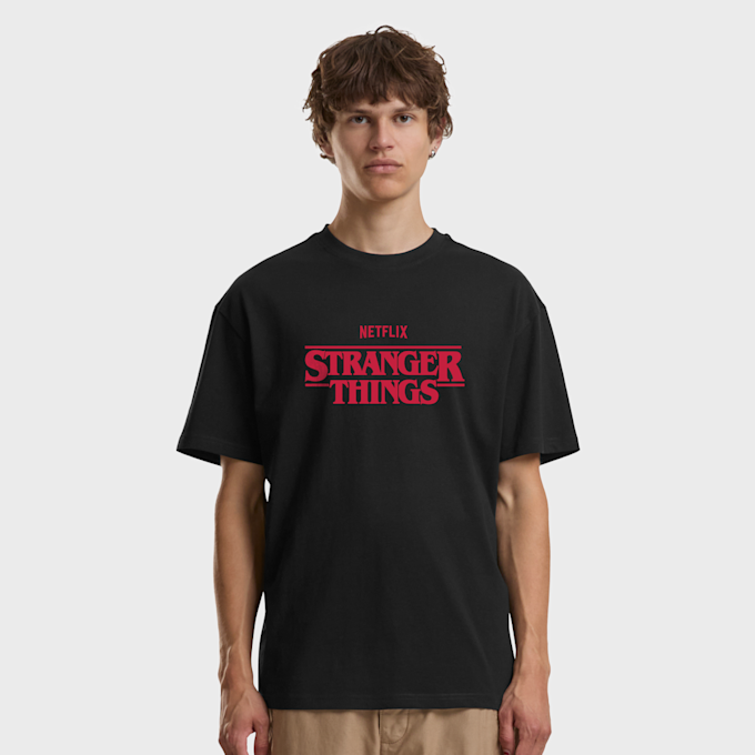 Mister Tee Stranger Things Rewatch Loose Tee crna 97387 2