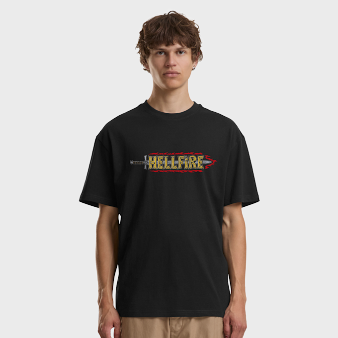 Mister Tee Stranger Things Hawkins High Club Loose Tee crna 97386 2