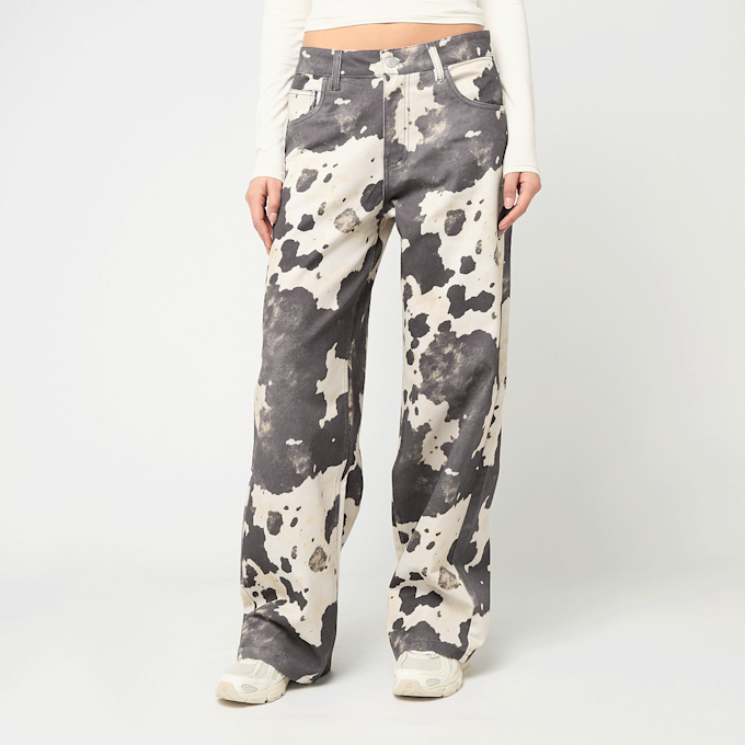 Decibel Cow Print Baggy Pants multicolorido 97451 1