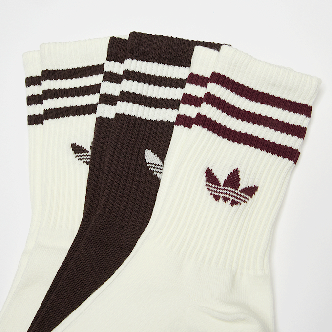 adidas Originals 3 PACK - 3 Stripes Crew Sock bijela 97631 2