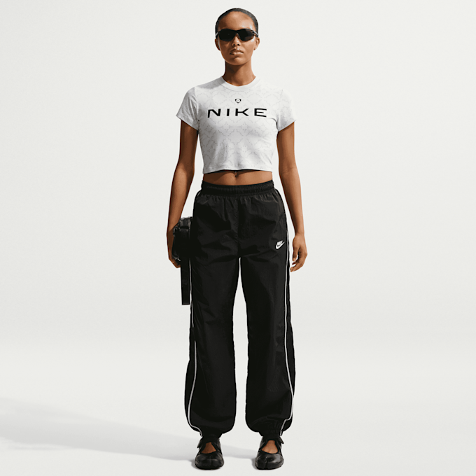Nike Sportswear Chill Knit Cropped T-Shirt weiß 97966 4