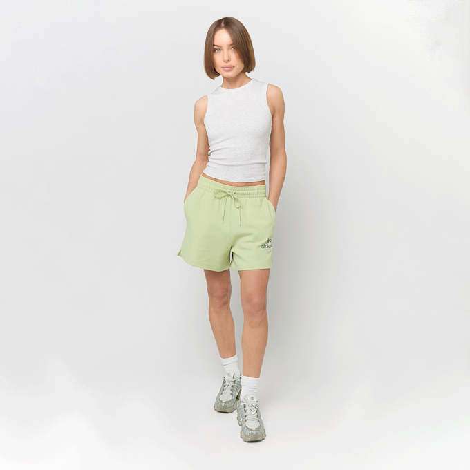 Nike   Fleece Boyfriend Short GLS verde 97972 4