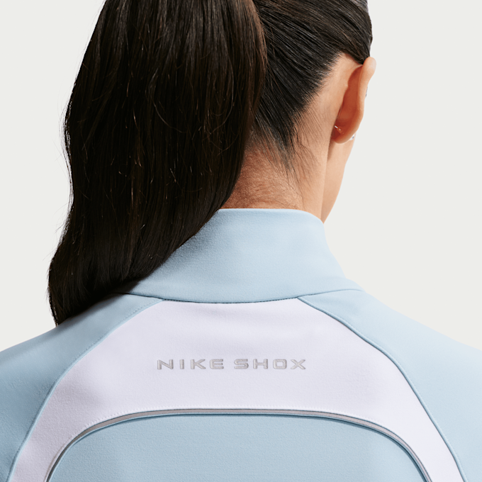 Nike Shox Fullzip Long Sleeve Top azul 97976 4