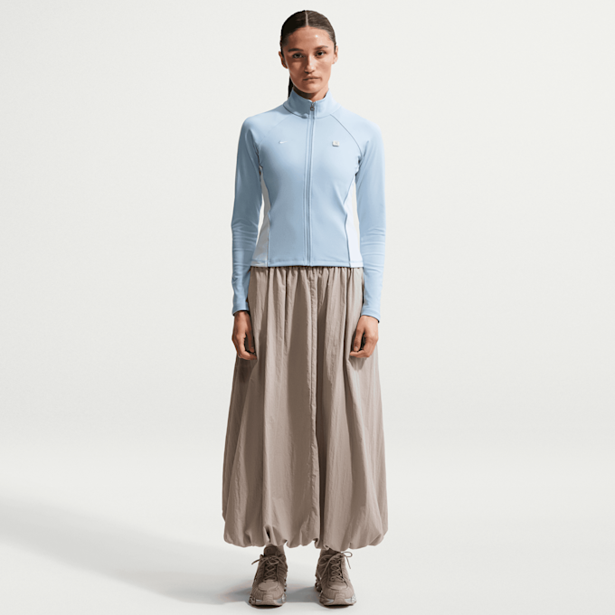 Nike   Shox Fullzip Long Sleeve Top blauw 97976 5